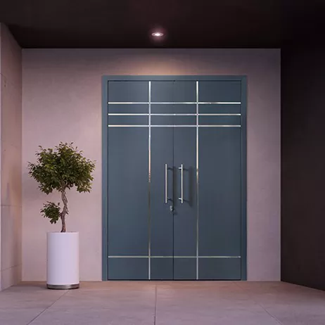 Pintu Masuk Aloi Aluminium
