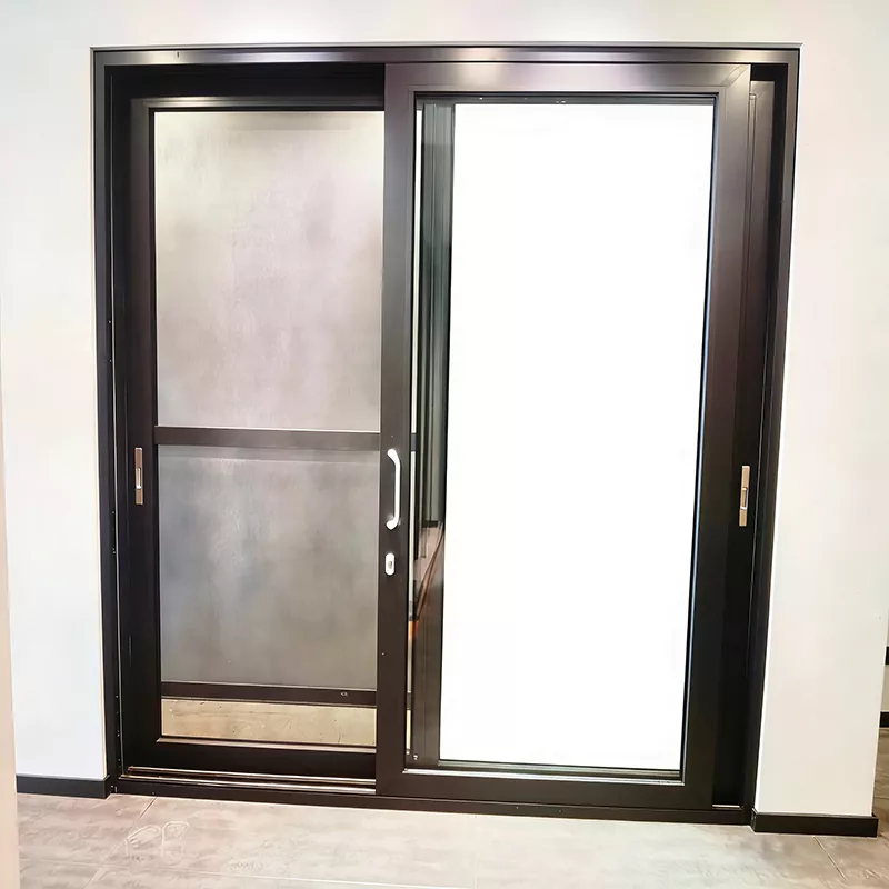 Pintu Tolak-Tarik Jalur Aloi Aluminium
